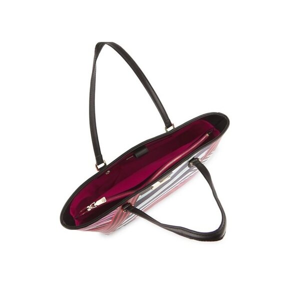 Trina Turk Geo Striped PVC Tote - Picture 2 of 16